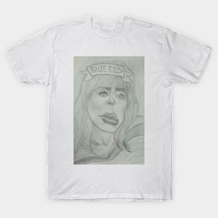 Melancholic Girl Singer T-Shirt